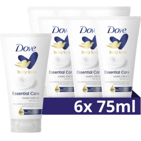 Dove Handcreme – Essential Care (6 stuks)