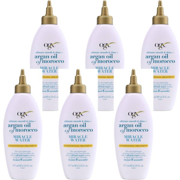 OGX Miracle Water Conditioning Argan Oil Of Morocco Lightweight 177 ml (6 stuks)