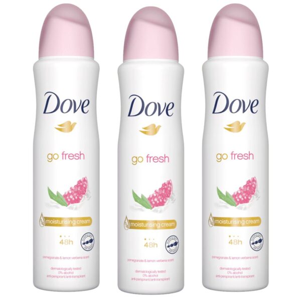 Dove Deospray – Go Fresh Granaatappel 3X