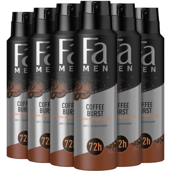 Fa Deospray Men – Coffee Burst 6X