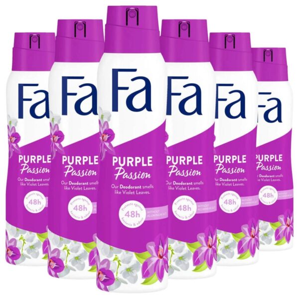 Fa Deospray – Purple Passion 6X