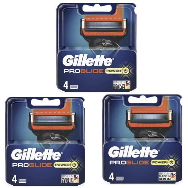 Gillette Fusion5 Proglide Power 4 3X