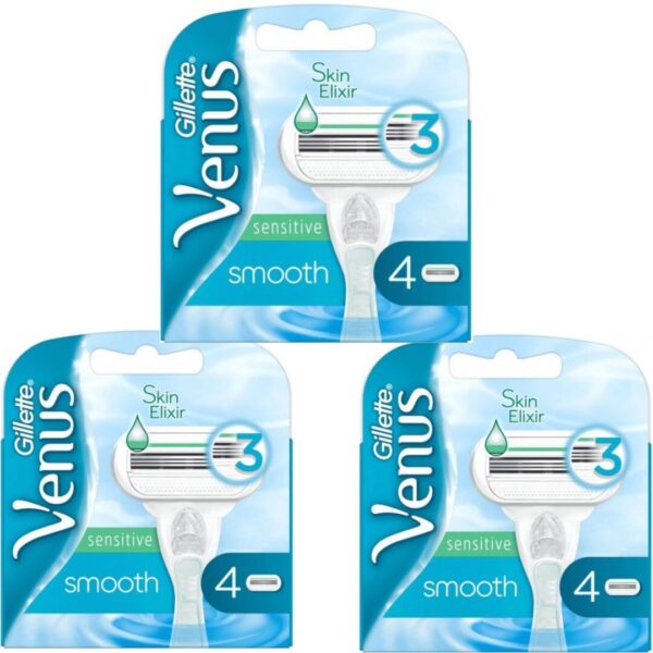 Gillette Venus Smooth Sensitive 4 3X