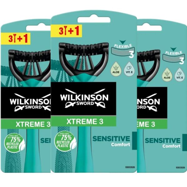 Wilkinson Wegwerpmesjes Men – Xtreme 3 Sensitive 3+1st 3X