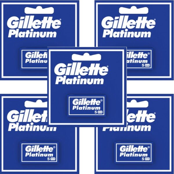 Gillette Scheermesjes Plat – Platinum (5 mesjes) 10X