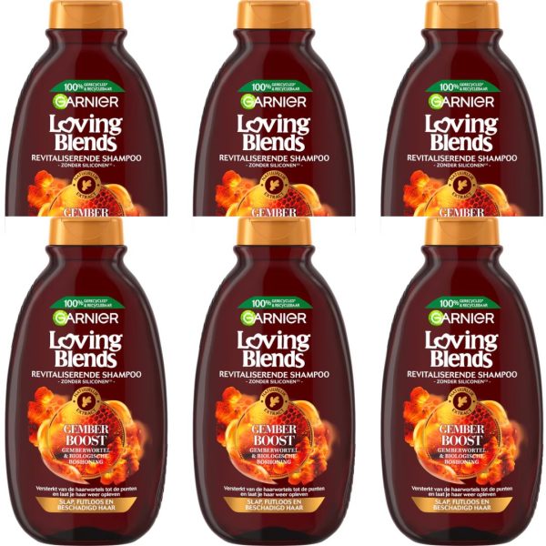 Garnier Shampoo Loving Blends – Gember Boost 6X 300ml