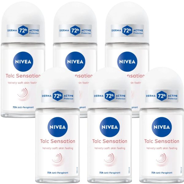 Nivea Deo Roll-on – Talc Sensetion (6 stuks)