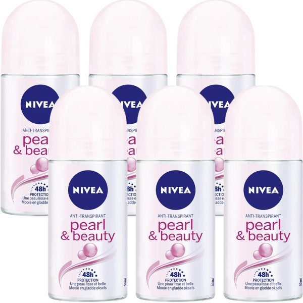 Nivea Deo Roll-on – Pearl & Beauty (6 stuks)