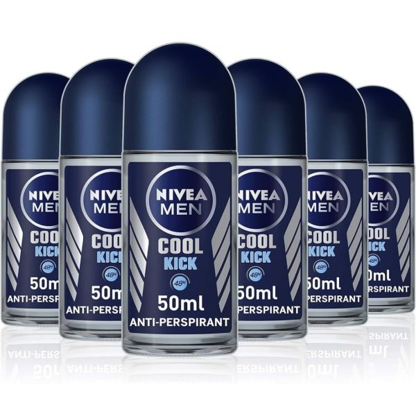 Nivea Deo Roll-on Men – Cool Kick (6 stuks)
