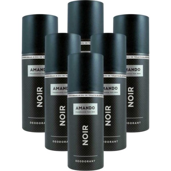 Amando Deospray Men Noir (6 stuks)