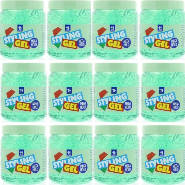 Hegron Haargel Pot Mega Hold (12 stuks)
