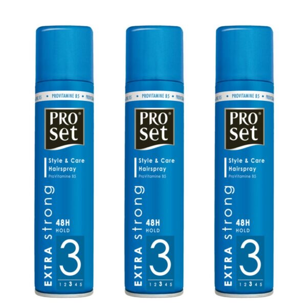 Proset Haarspray – Extra Strong  3X 300 ml
