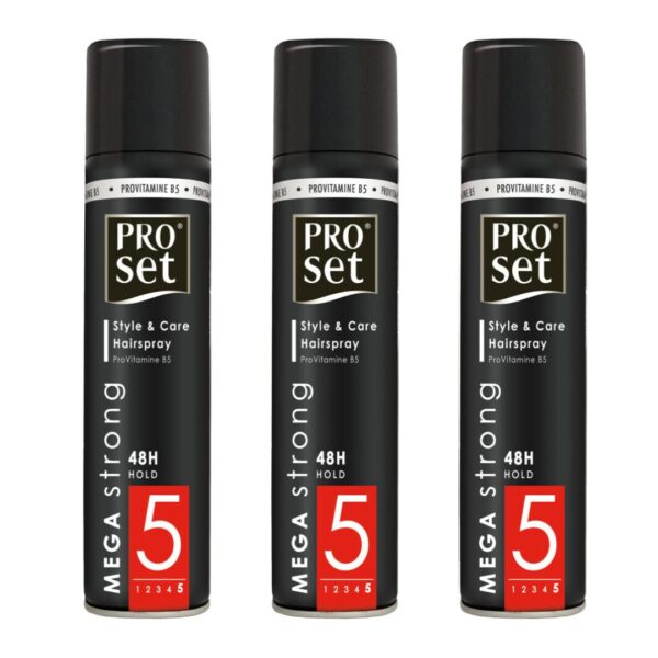 Proset Haarspray – Mega Strong  3X 300 ml