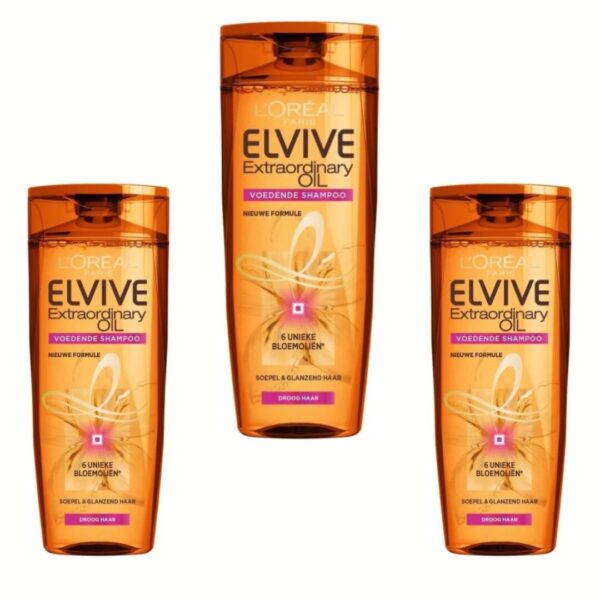 L’Oreal Elvive Shampoo – Extraordinary Oil 3X250 ml
