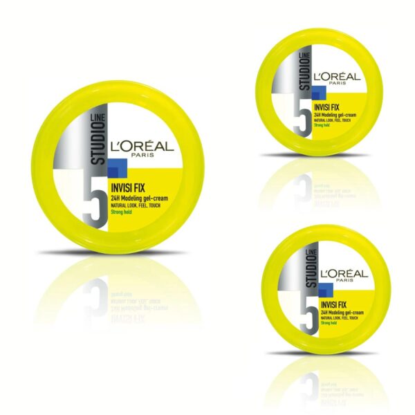 L’Oreal Studio Line – Haargel Invisible Fix Creme 3X150 ml