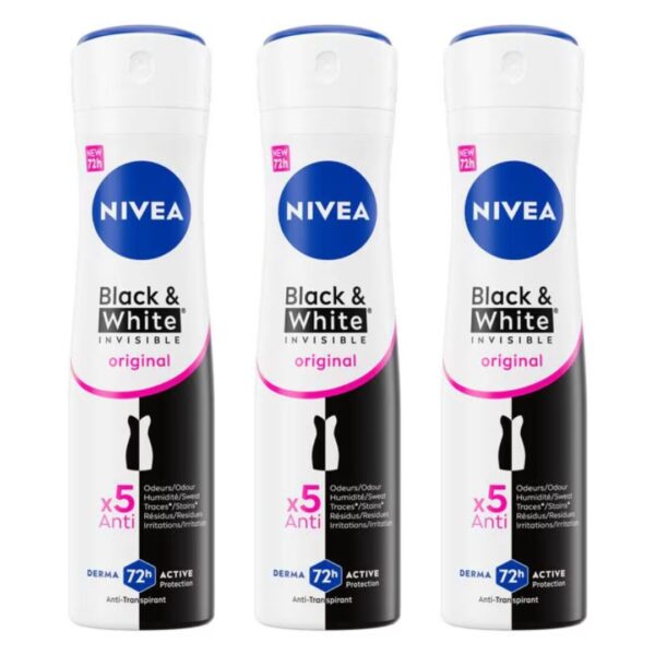 Nivea Deospray – Invisible Black & White Invisible 3X