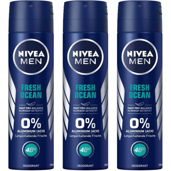 Nivea Deospray Men – Fresh Ocean 3X