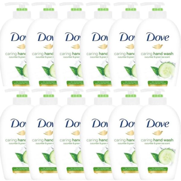 Dove Handzeep Pompje – Cucumber & Green Tea 250 ml x 12