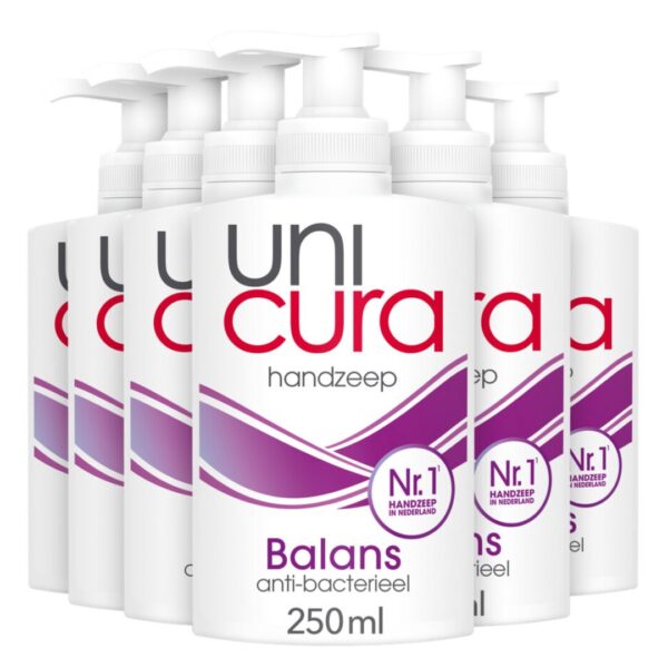 Unicura Handzeep – Pompje Balans 250 ml x 6
