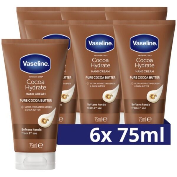 Vaseline Handcreme – Cocoa 75 ml x 6
