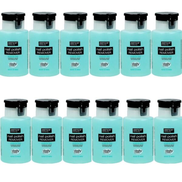 Sence Nagellak Remover Pompje – zonder aceton 175 ml x 12