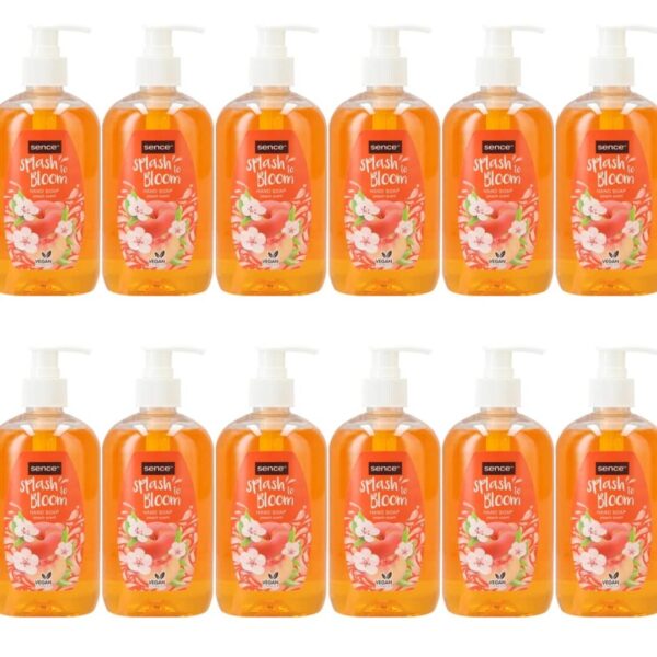 Sence Handzeep – Splash to Bloom Peach 500 ml x 12