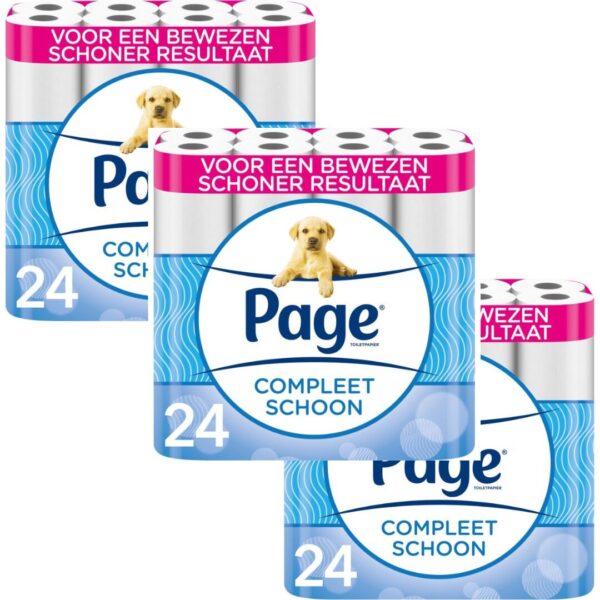 Page Toiletpapier – 24 rollen (3 stuks)