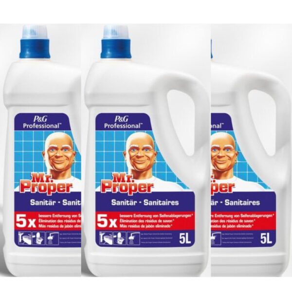 Mr. Proper Badkamerreiniger – 5 L (3 stuks)