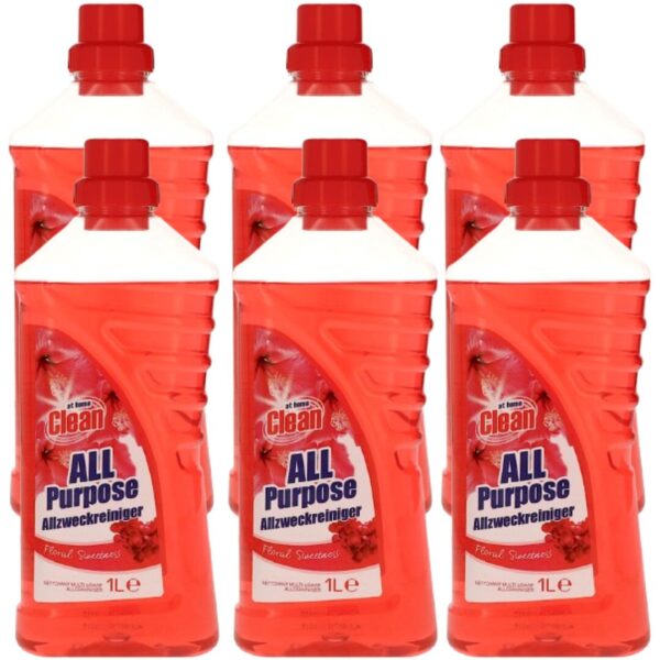 At Home Clean Allesreiniger – Floral Sweetness 1L (6 stuks)
