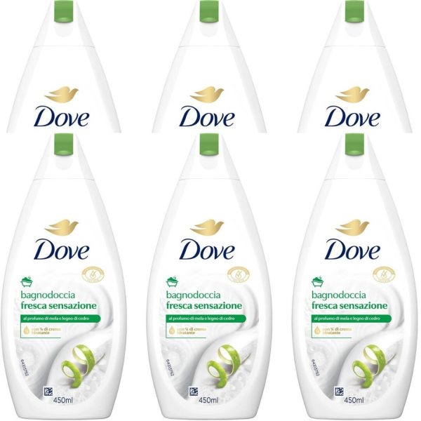 Dove Douchegel – Fresh Sensation 450 ml (6 stuks)