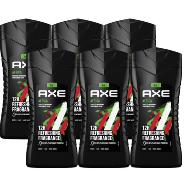 Axe Douchegel – Africa 250 ml (6 stuks)