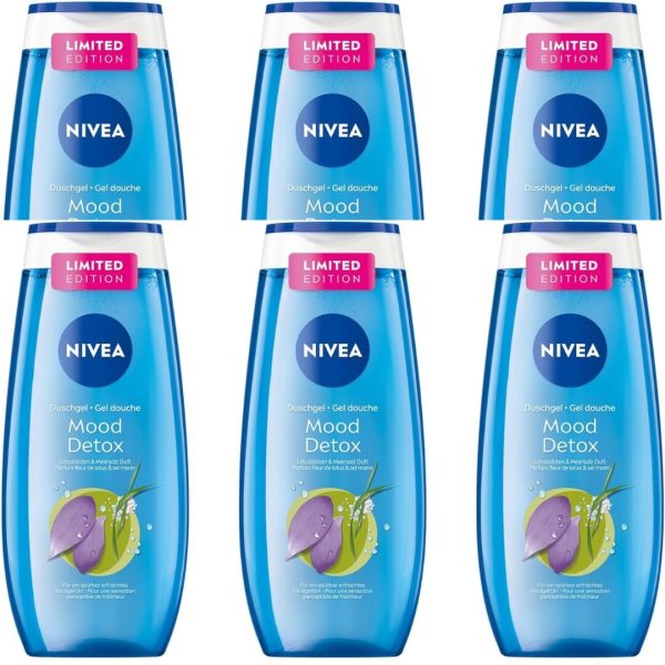 Nivea Douchegel – Creme Mood Detox 250 ml (6 stuks)