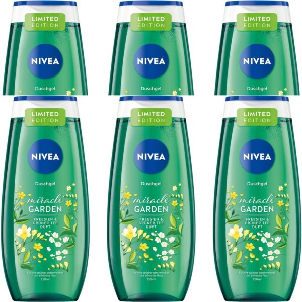 Nivea Douchegel – Freesia & Groene Thee 250 ml (6 stuks)