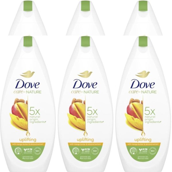 Dove Douchegel – Uplifting 225 ml (6 stuks)