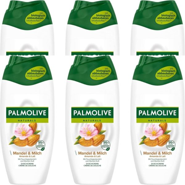Palmolive Douchegel – Naturals Amandel 250ml (6 stuks)