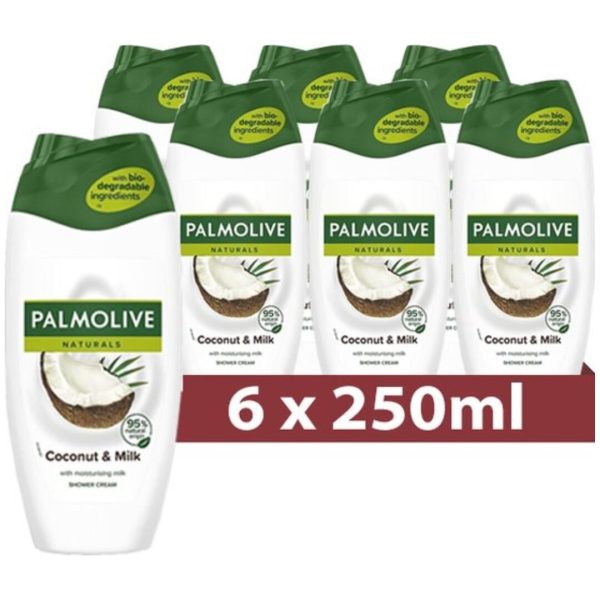 Palmolive Douchegel – Cocos 250 ml (6 stuks)