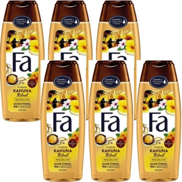 Fa Douchegel – Kahuna 250 ml (6 stuks)