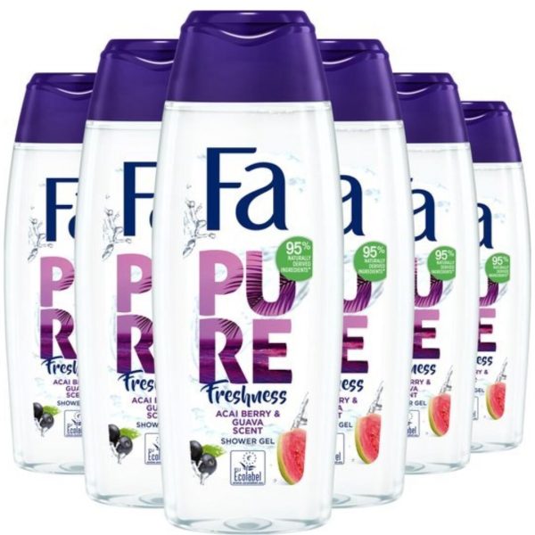 Fa Douchegel – Pure Freshness Acai & Guave 250 ml (6 stuks)