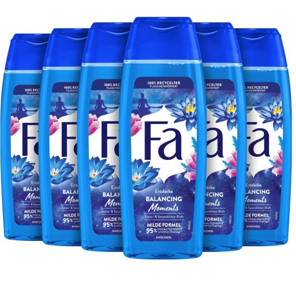 Fa Douchegel – Balancing Moments 250 ml (6 stuks)