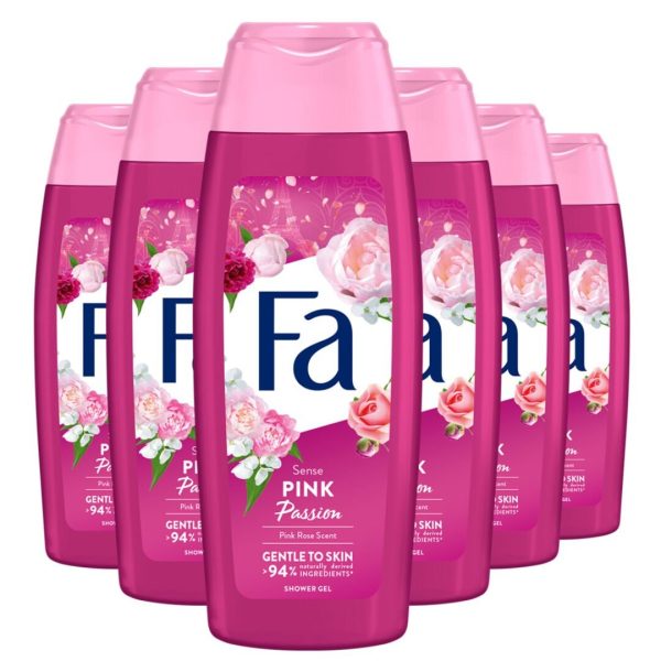 Fa Douchegel – Pink Passion 250 ml (6 stuks)