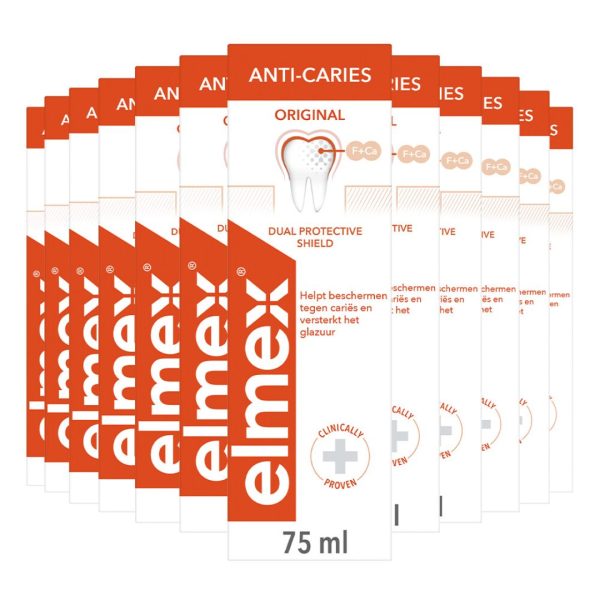 Elmex Tandpasta Anti Cariës 75 ml (12 stuks)