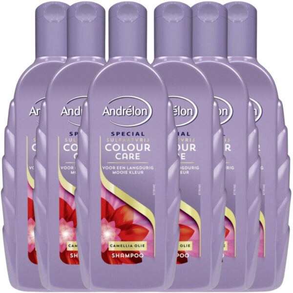 Andrelon Shampoo Kleur Sulfaatvrij (6 stuks)